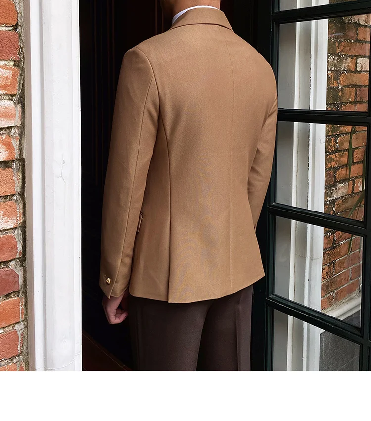 Double breasted slim fit blazer jacket - Image 9