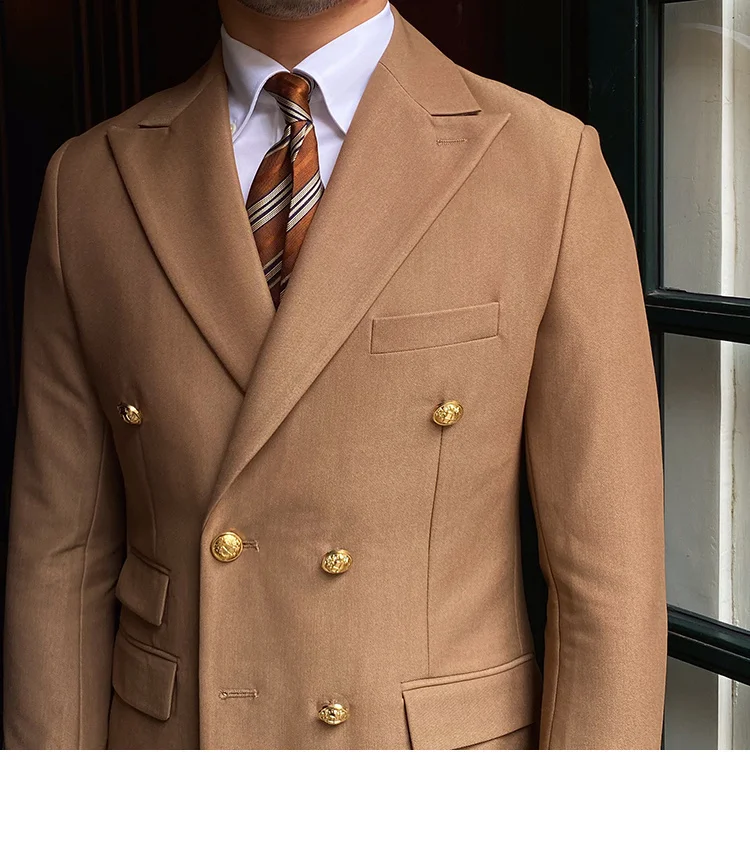 Double breasted slim fit blazer jacket - Image 11