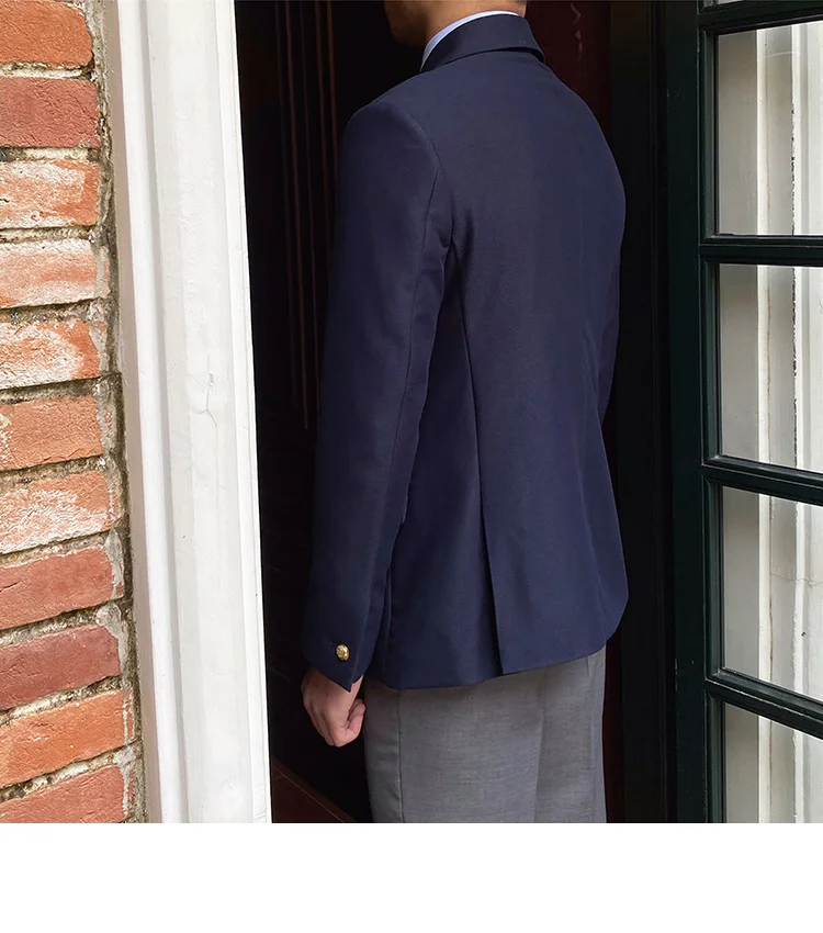 Double breasted slim fit blazer jacket - Image 6