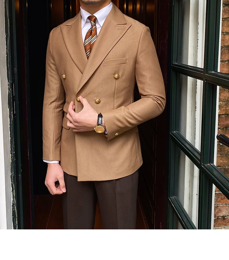 Double breasted slim fit blazer jacket - Image 7