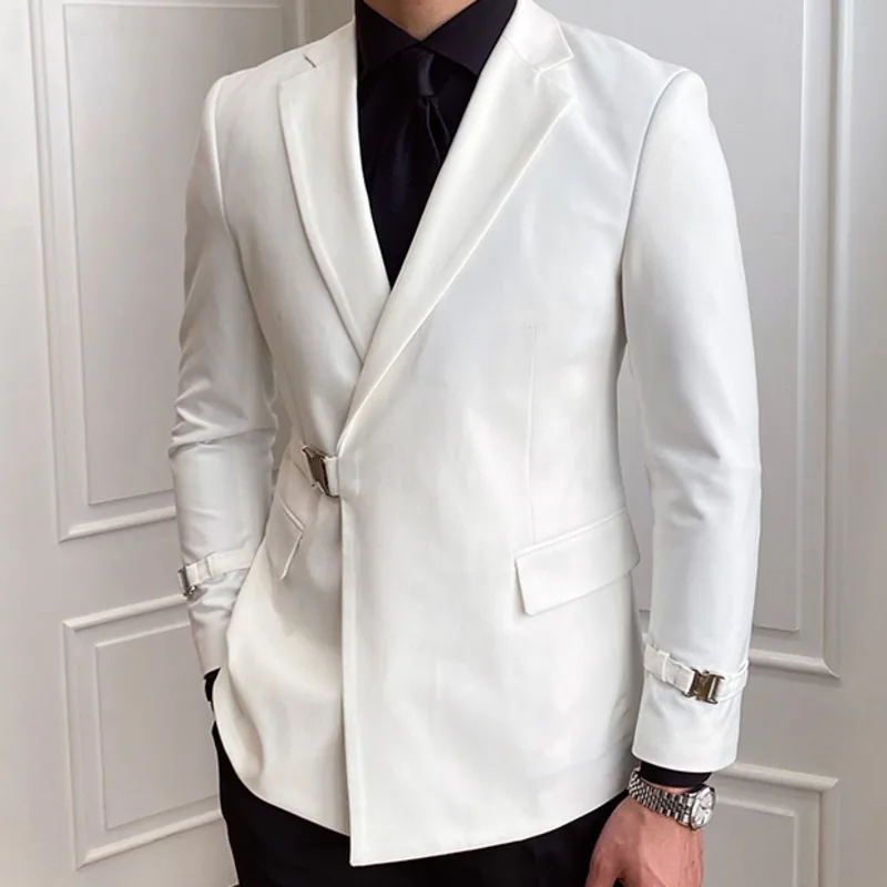 Metal buckle blazer for party and wedding - Image 2