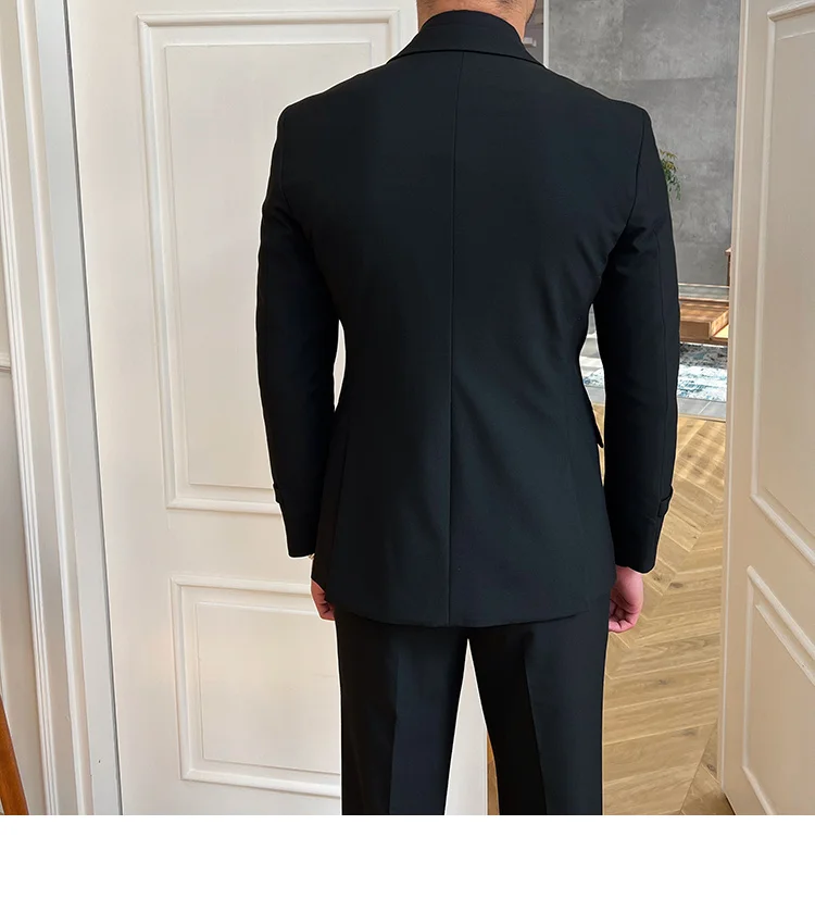 Solid metal buckle blazer for parties and weddings - Image 8