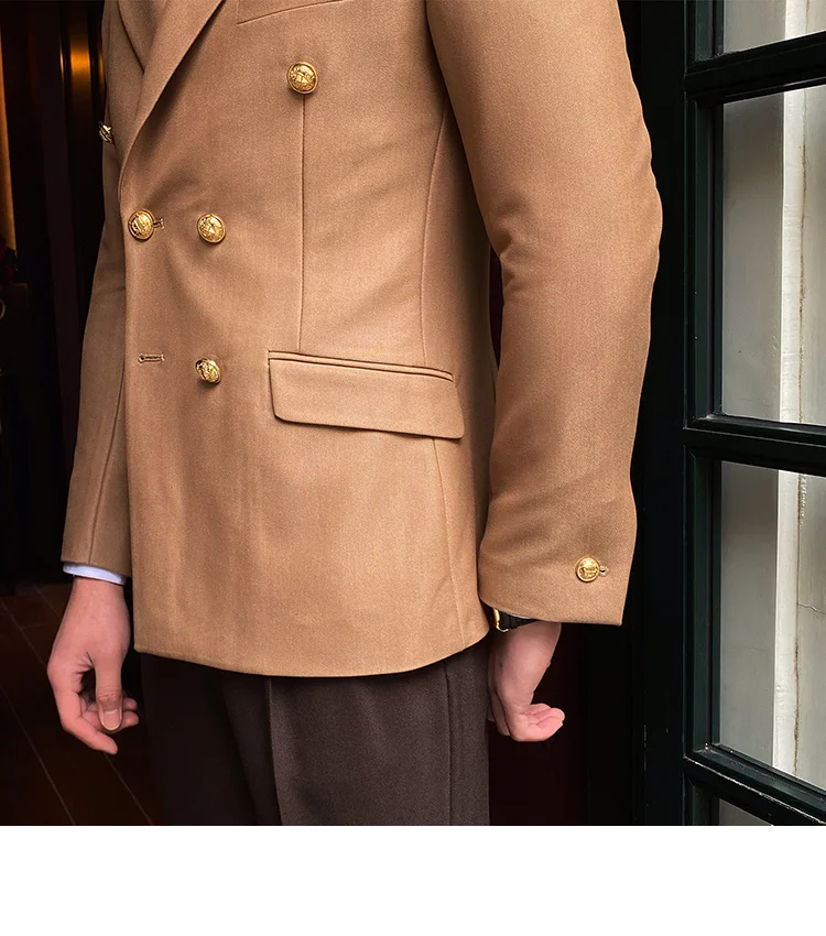 Double breasted slim fit blazer jacket - Image 12