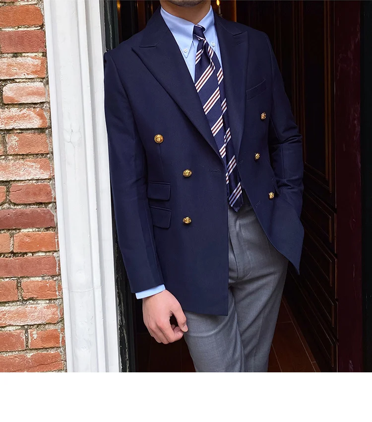 Double breasted slim fit blazer jacket - Image 9