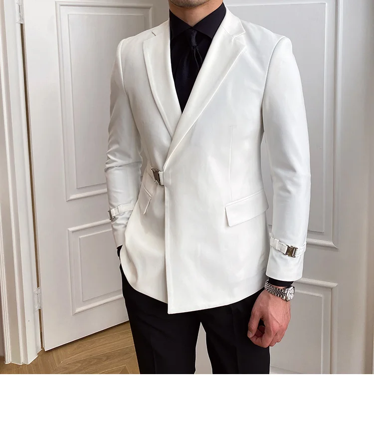 Metal buckle blazer for party and wedding - Image 7