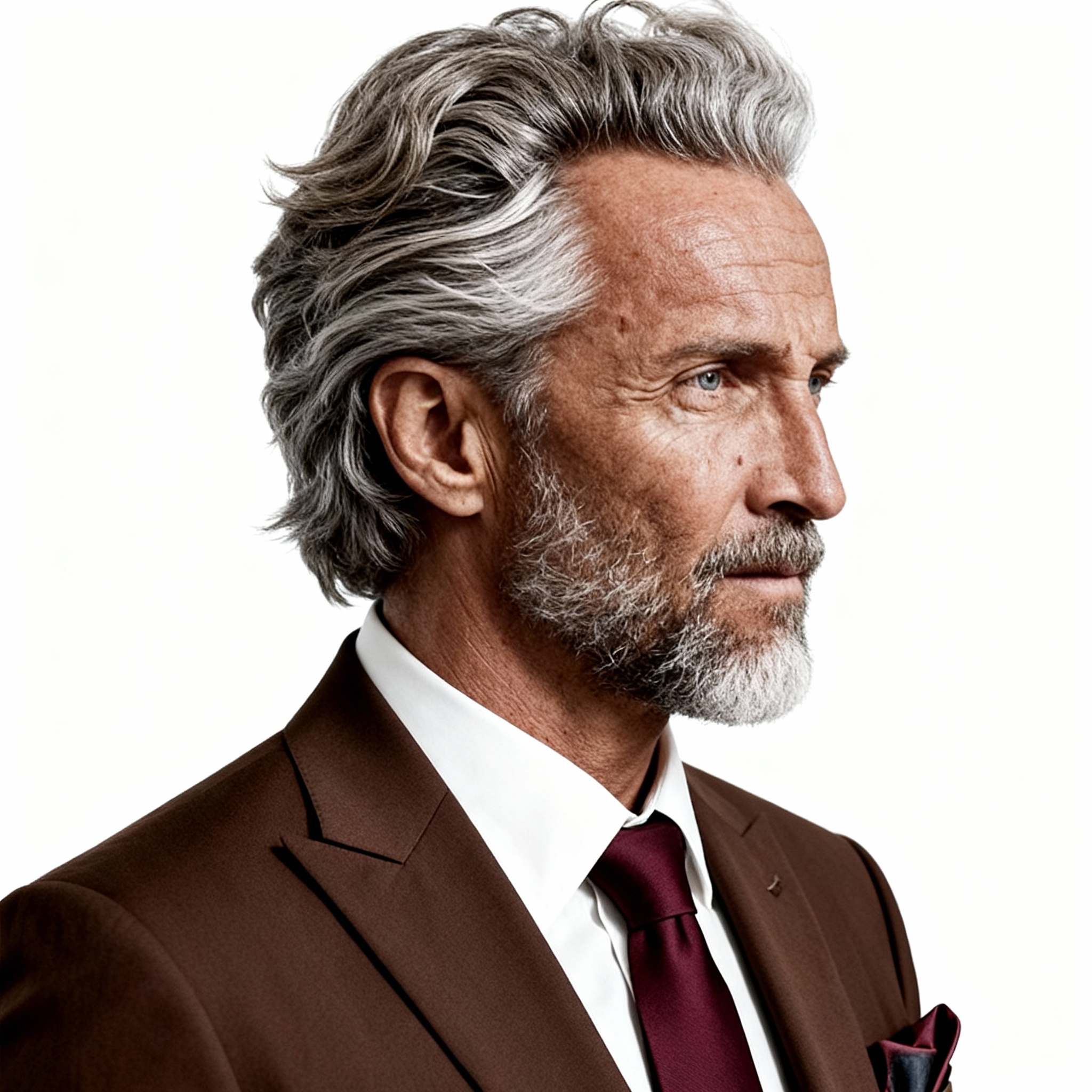 Men's High-End Korean-Style Slim-Fit Two-Piece Business Casual Wedding Suit Anti-Wrinkle Flat Single Breasted for Adults - Image 4